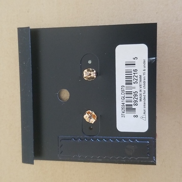 Coach Signature Butterfly Drop Earrings NWT - Picture 4 of 5